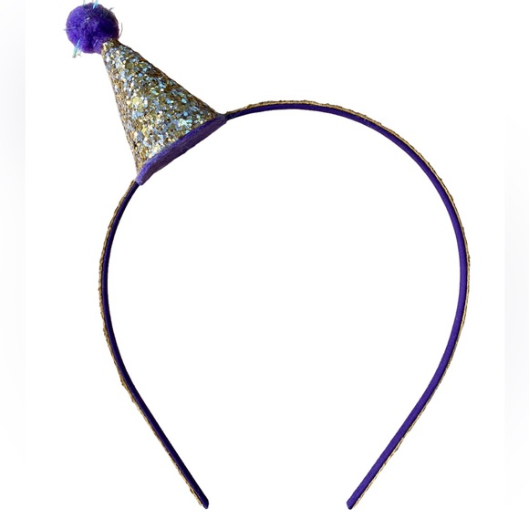 Crewcuts Other - CREWCUTS Girl’s Glitter Birthday Hat Headband
